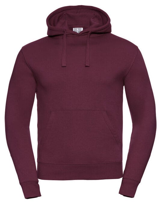 Russell Athletic 265M Russell Mens Authentic Hooded Sweat - Burgundy