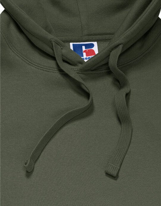 Russell Athletic 265M Russell Mens Authentic Hooded Sweat - Olive