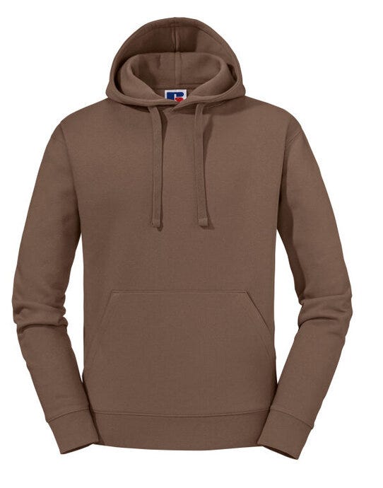 Russell Athletic 265M Russell Mens Authentic Hooded Sweat - Mocha