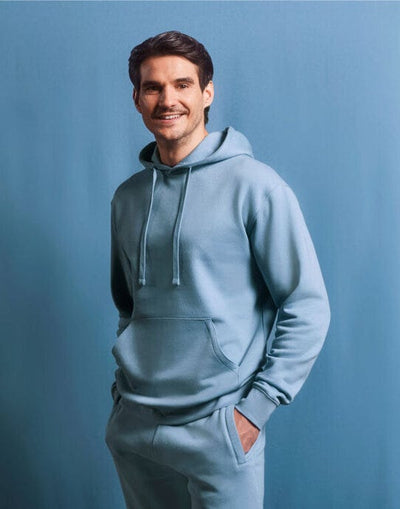 Russell Athletic 265M Russell Mens Authentic Hooded Sweat - Mineral Blue