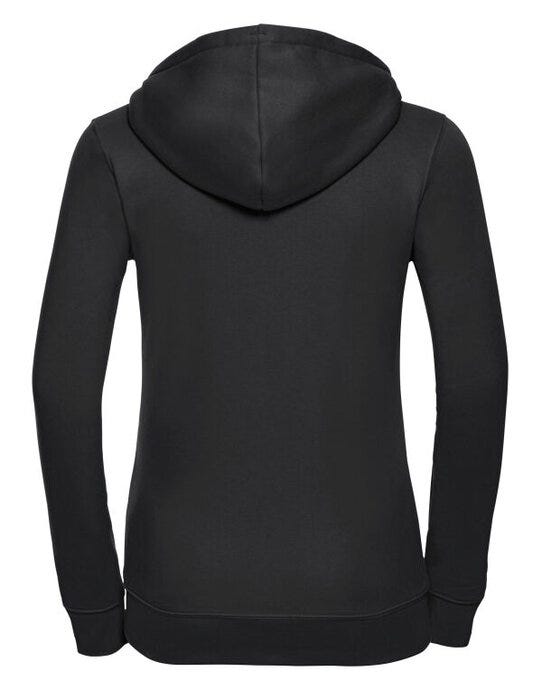 Russell Athletic 266F Russell Ladies Authentic Zipped Hood Jkt - Black