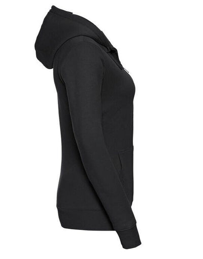 Russell Athletic 266F Russell Ladies Authentic Zipped Hood Jkt - Black