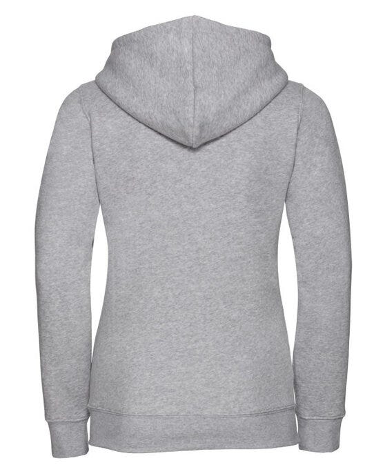 Russell Athletic 266F Russell Ladies Authentic Zipped Hood Jkt - Light Oxford