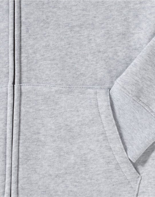 Russell Athletic 266F Russell Ladies Authentic Zipped Hood Jkt - Light Oxford