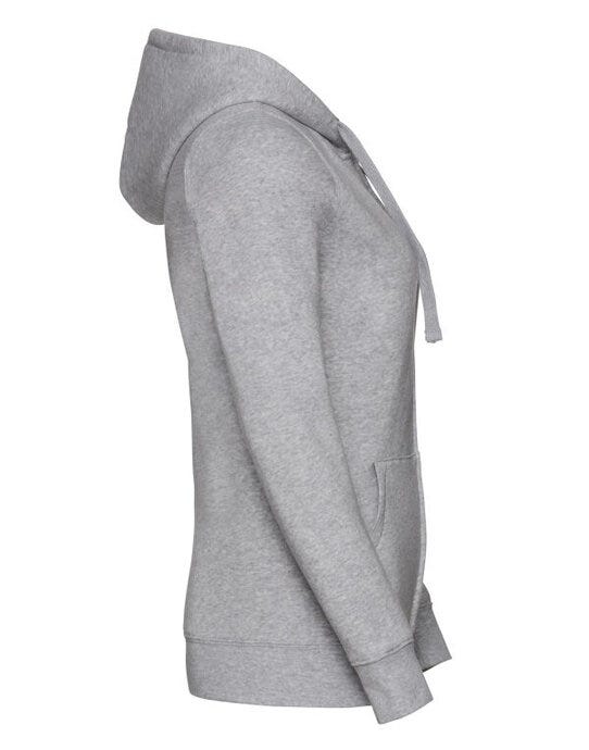 Russell Athletic 266F Russell Ladies Authentic Zipped Hood Jkt - Light Oxford