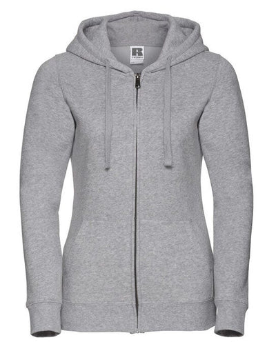Russell Athletic 266F Russell Ladies Authentic Zipped Hood Jkt - Light Oxford