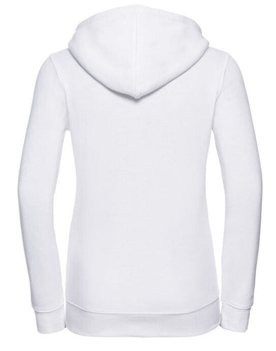 Russell Athletic 266F Russell Ladies Authentic Zipped Hood Jkt - White