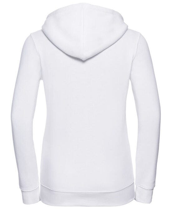 Russell Athletic 266F Russell Ladies Authentic Zipped Hood Jkt - White