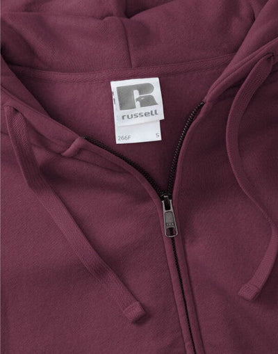 Russell Athletic 266F Russell Ladies Authentic Zipped Hood Jkt - Burgundy
