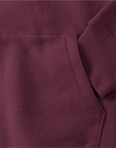 Russell Athletic 266F Russell Ladies Authentic Zipped Hood Jkt - Burgundy