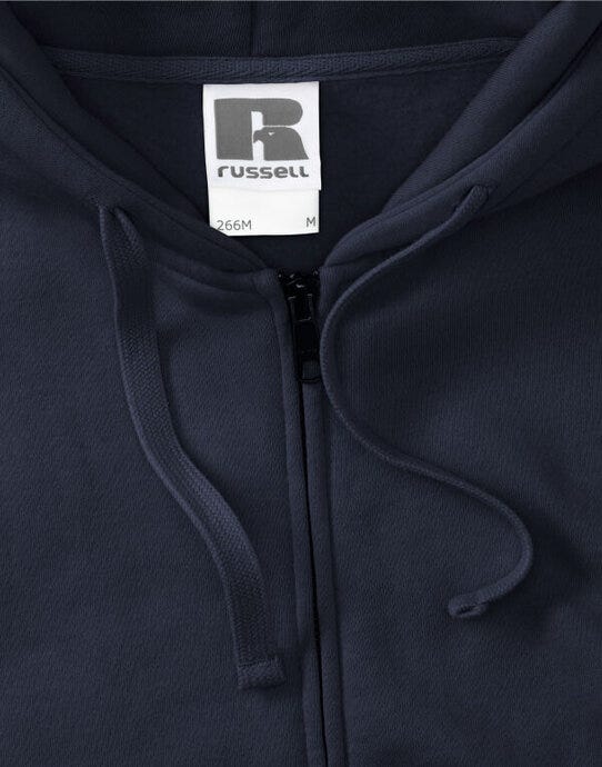 Russell Athletic 266M Russell Mens Authentic Zipped Hood Jkt - French Navy