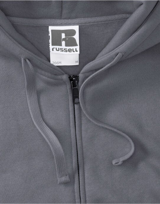 Russell Athletic 266M Russell Mens Authentic Zipped Hood Jkt - Convoy Grey
