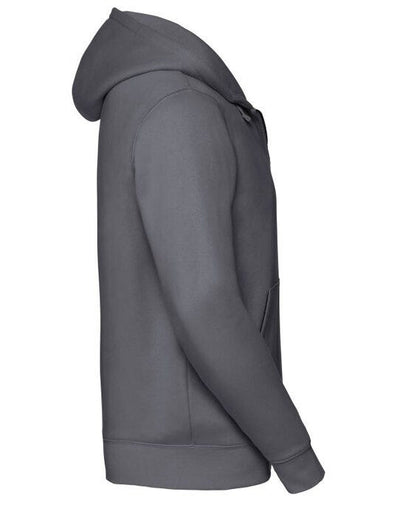 Russell Athletic 266M Russell Mens Authentic Zipped Hood Jkt - Convoy Grey