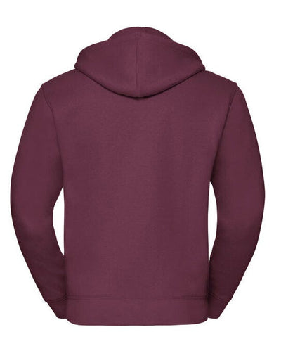 Russell Athletic 266M Russell Mens Authentic Zipped Hood Jkt - Burgundy