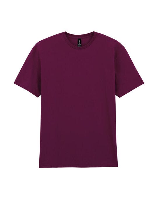Gildan 3000 Light Cotton Adult T-Shirt - Maroon