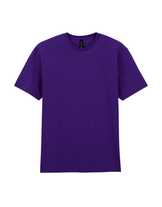 Gildan 3000 Light Cotton Adult T-Shirt - Purple