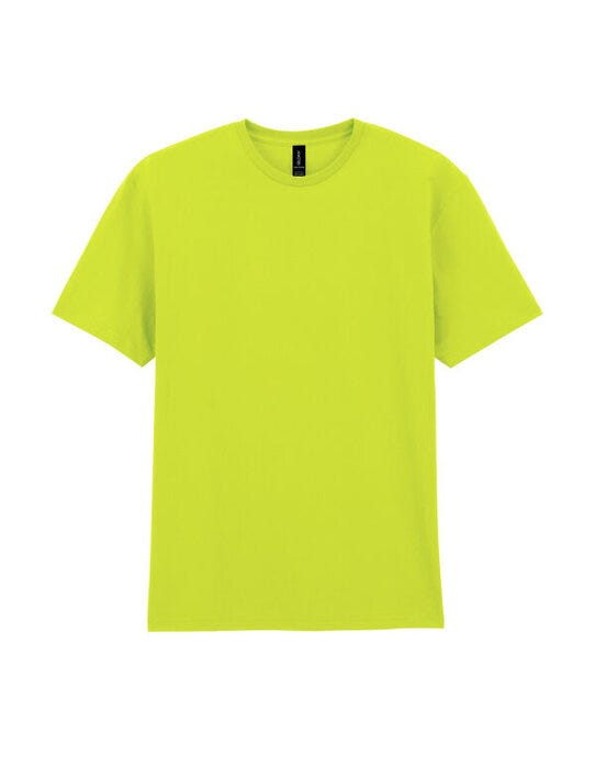 Gildan 3000 Light Cotton Adult T-Shirt - Safety Green