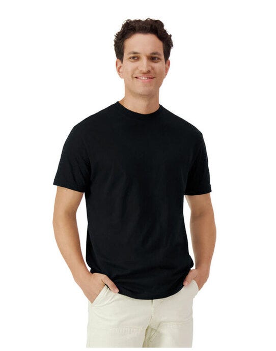 Gildan 3000 Light Cotton Adult T-Shirt - Black