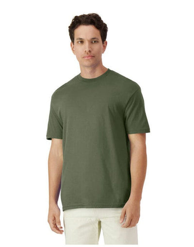 Gildan 3000 Light Cotton Adult T-Shirt - Military Green