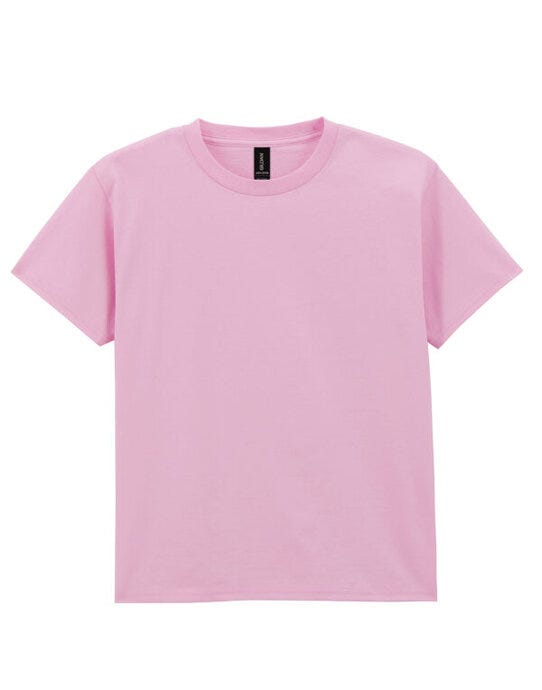 Gildan 3000B Light Cotton Youth T-Shirt - Light Pink