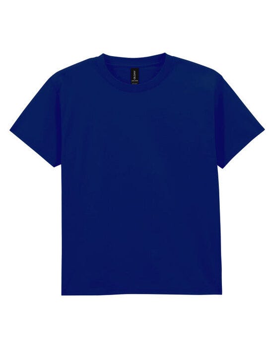 Gildan 3000B Light Cotton Youth T-Shirt - Navy Blue