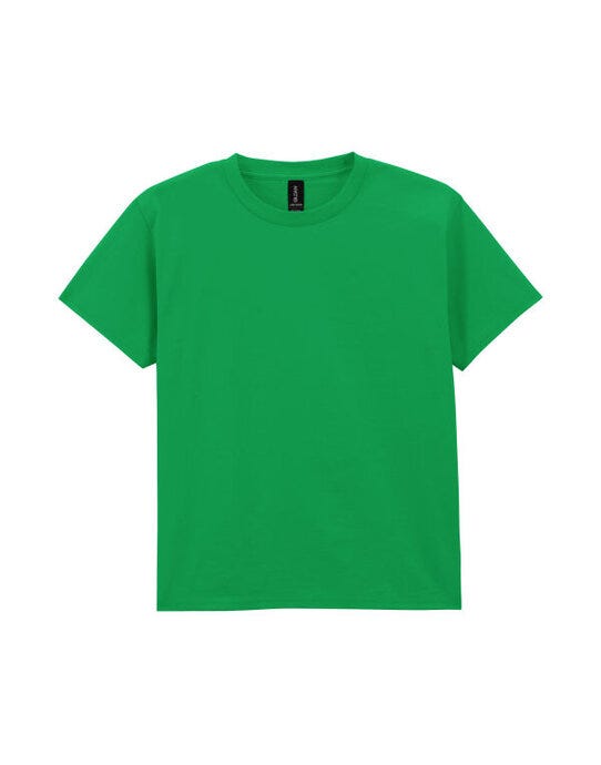Gildan 3000B Light Cotton Youth T-Shirt - Irish Green