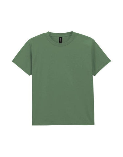 Gildan 3000B Light Cotton Youth T-Shirt - Military Green