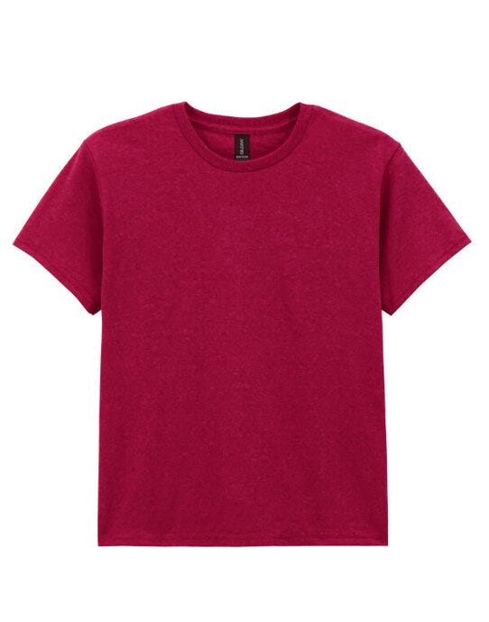Gildan 5000B Heavy Cotton Youth T-Shirt - Cardinal