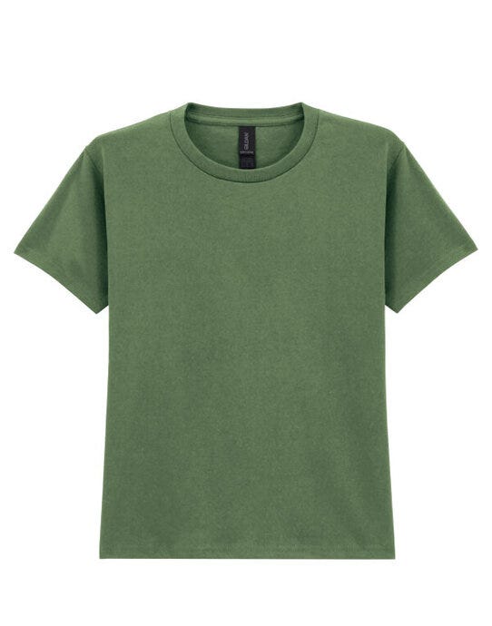 Gildan 5000B Heavy Cotton Youth T-Shirt - Military Green
