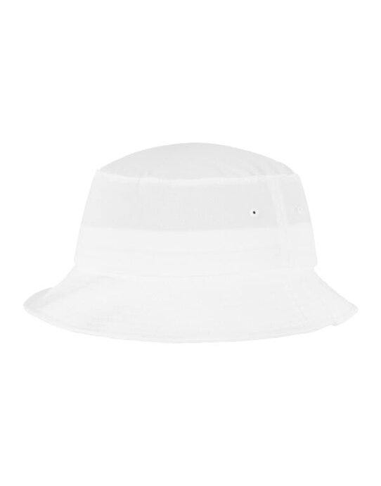 Flexfit 5003 Cotton Twill Bucket Hat - White