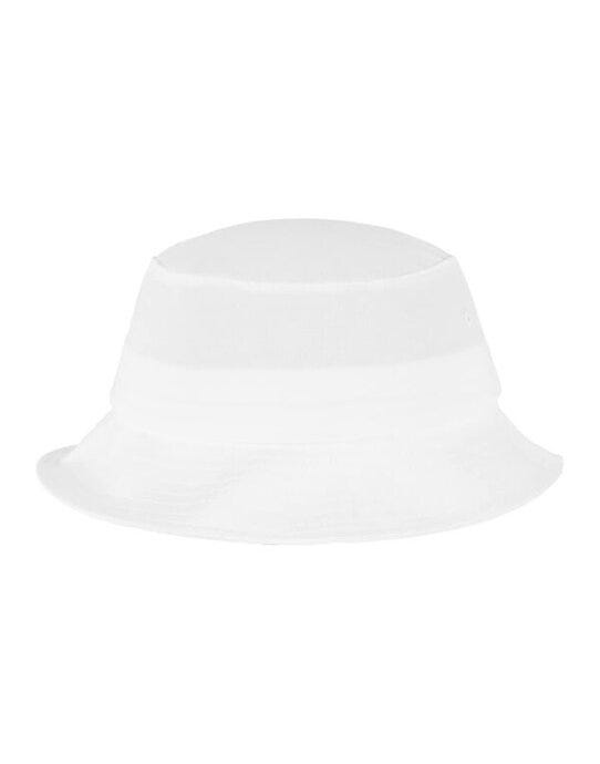 Flexfit 5003 Cotton Twill Bucket Hat - White