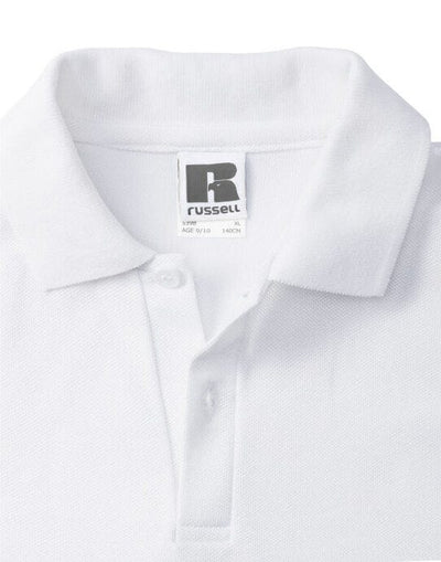 Russell Athletic 539B Russell Kids Classic Polo - White