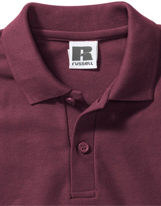 Russell Athletic 539B Russell Kids Classic Polo - Burgundy