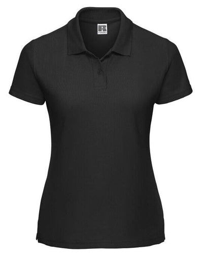 Russell Athletic 539F Russell Ladies Classic Polycotton Polo - Black