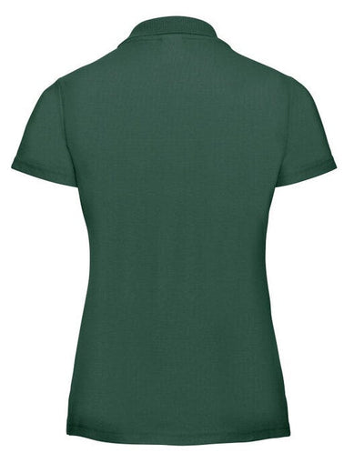 Russell Athletic 539F Russell Ladies Classic Polycotton Polo - Bottle Green