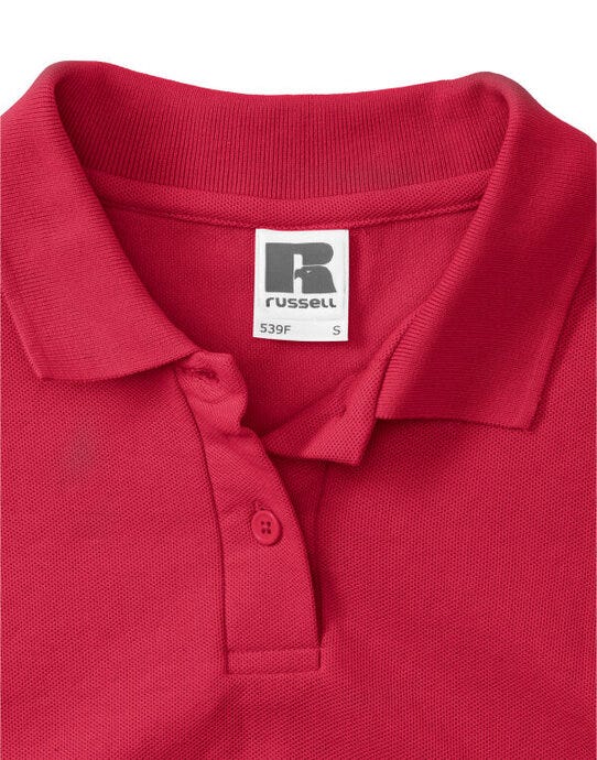 Russell Athletic 539F Russell Ladies Classic Polycotton Polo - Classic Red