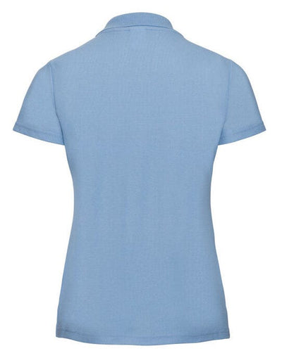 Russell Athletic 539F Russell Ladies Classic Polycotton Polo - Sky Blue