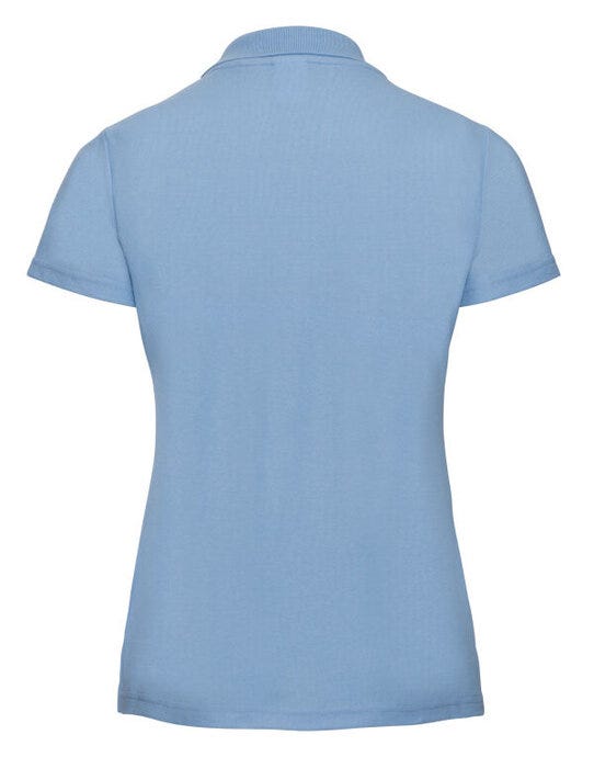 Russell Athletic 539F Russell Ladies Classic Polycotton Polo - Sky Blue