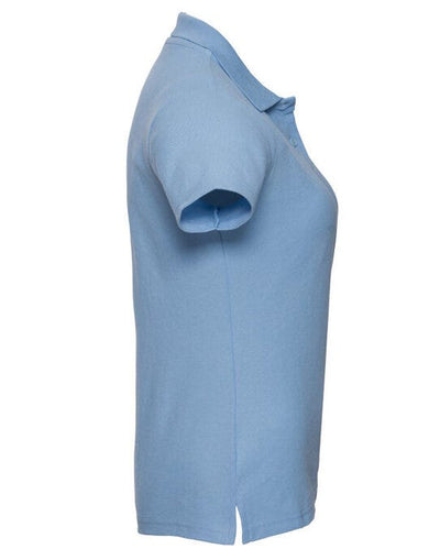 Russell Athletic 539F Russell Ladies Classic Polycotton Polo - Sky Blue