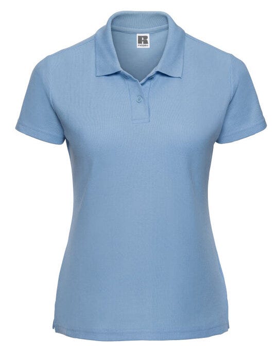 Russell Athletic 539F Russell Ladies Classic Polycotton Polo - Sky Blue