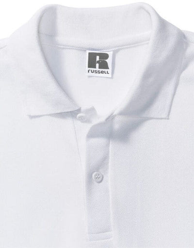 Russell Athletic 539M Russell Men's Classic Polycotton Polo - White