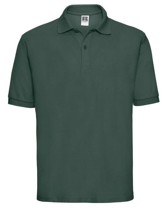 Russell Athletic 539M Russell Men's Classic Polycotton Polo - Bottle Green
