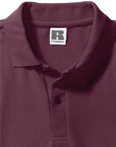 Russell Athletic 539M Russell Men's Classic Polycotton Polo - Burgundy