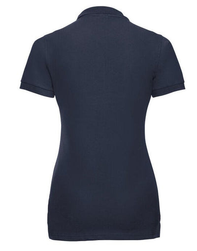 Russell Athletic 566F Russell Ladies Fitted Stretch Polo - French Navy