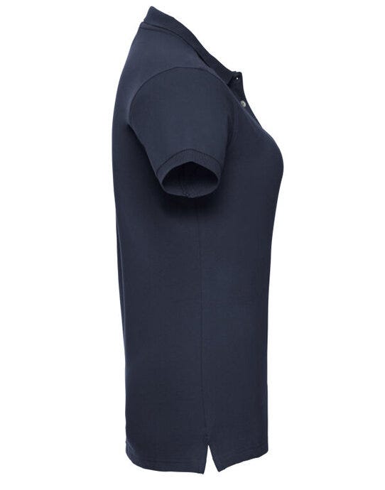 Russell Athletic 566F Russell Ladies Fitted Stretch Polo - French Navy