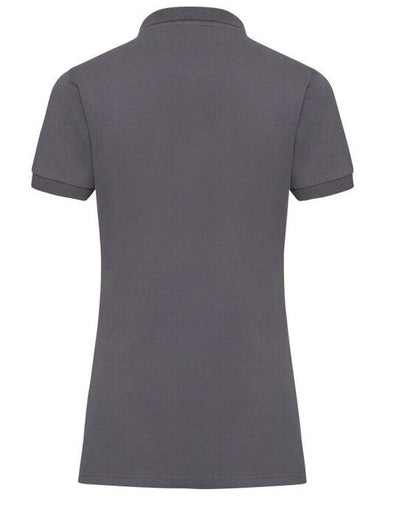 Russell Athletic 566F Russell Ladies Fitted Stretch Polo - Convoy Grey