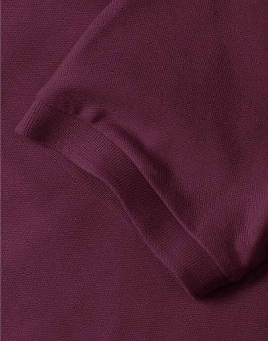 Russell Athletic 566F Russell Ladies Fitted Stretch Polo - Burgundy