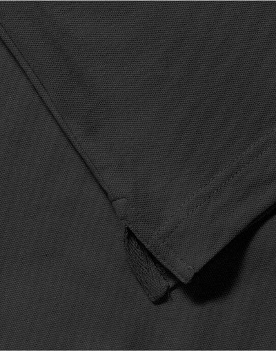 Russell Athletic 566M Russell Mens Fitted Stretch Polo - Black