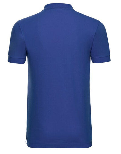 Russell Athletic 566M Russell Mens Fitted Stretch Polo - Bright Royal