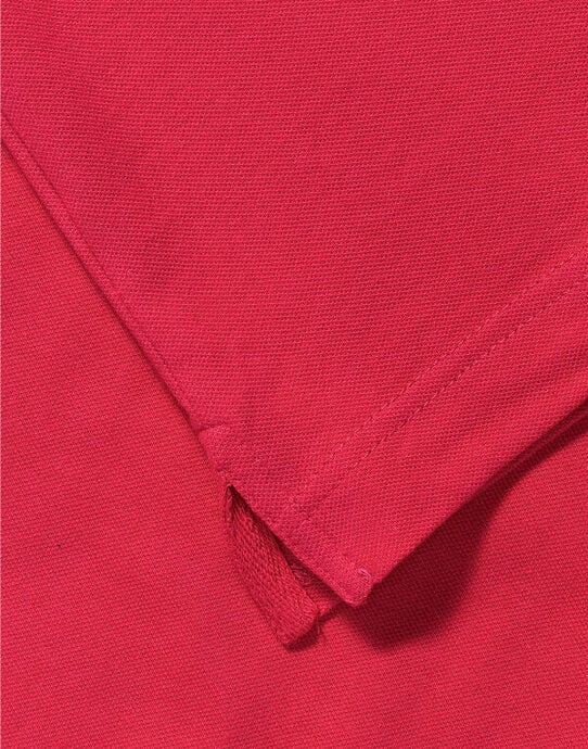 Russell Athletic 566M Russell Mens Fitted Stretch Polo - Classic Red